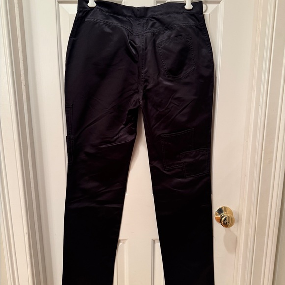 NWT Emanuel Ungaro Paris Pure Silk Black Pants - Picture 13 of 14